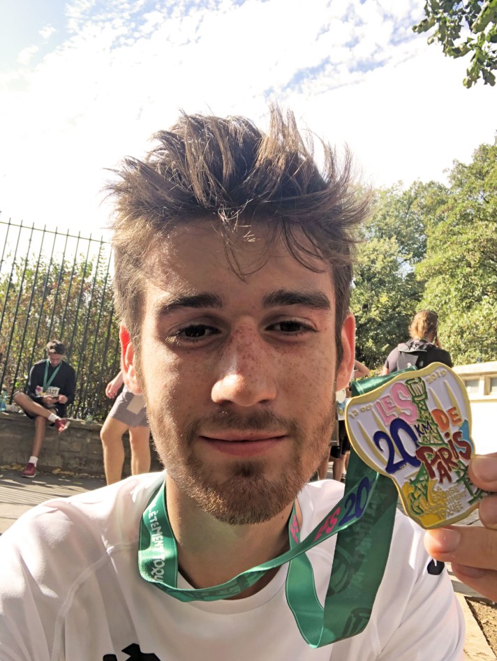 Arrivée de la course / finish line